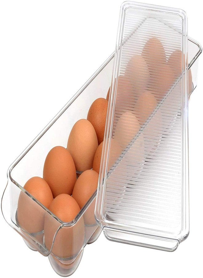 LDG WARE Egg Tray 14 Eggs for Fridge | Non-Breakable Egg Storage Box for Fridge | BPA-Free Egg Container with Lid | Egg Holder for Fridge | Eggs Tray Box 14 Eggs | Fresh Egg Basket for Kitchen Storage - Image 4